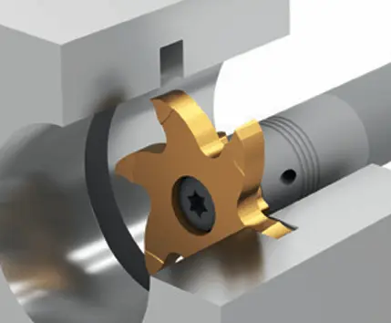 Premier 4V6 Groove Milling insert