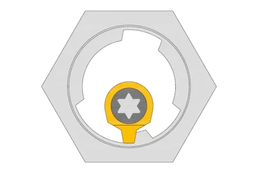 Precision carbide D16 slotting insert
