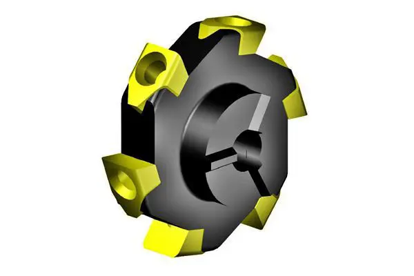 Precision carbide tangential milling cutter