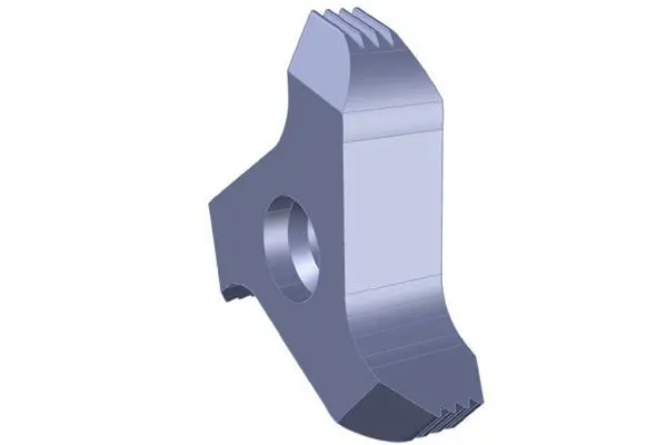 Precision carbide groove milling insert