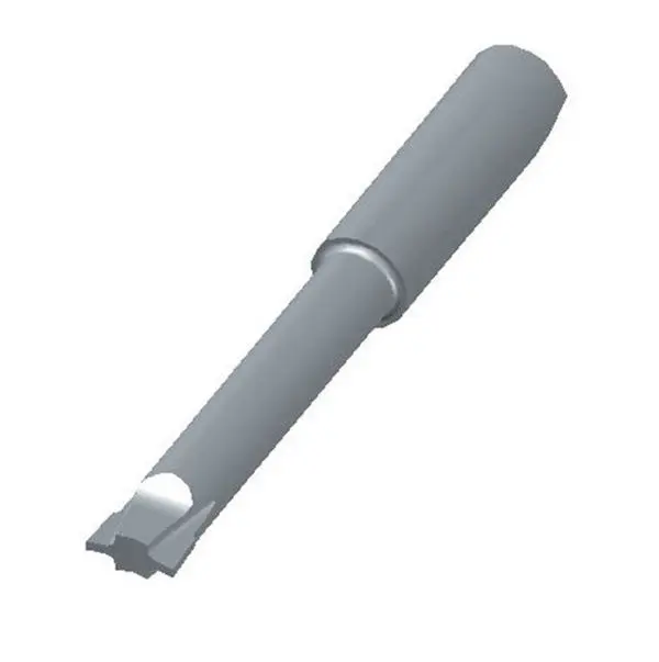 Precision carbide A10 twin-tooth slotting tool