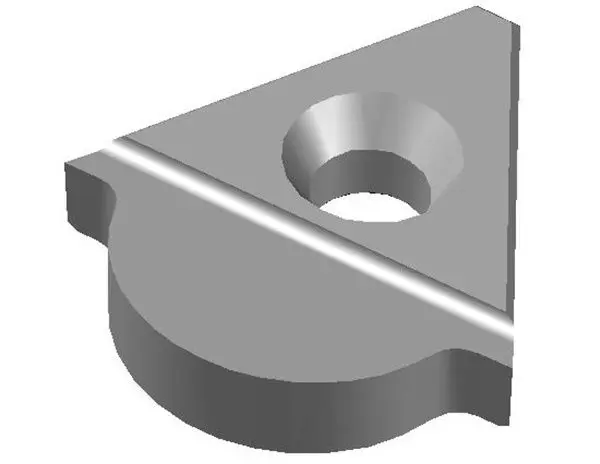 Precision carbide F12 form insert